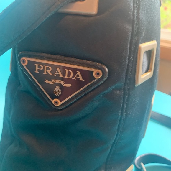 Vintage Prada Black Satin Art Deco Bag -100% Authentic & Great Condition! - Picture 5 of 14